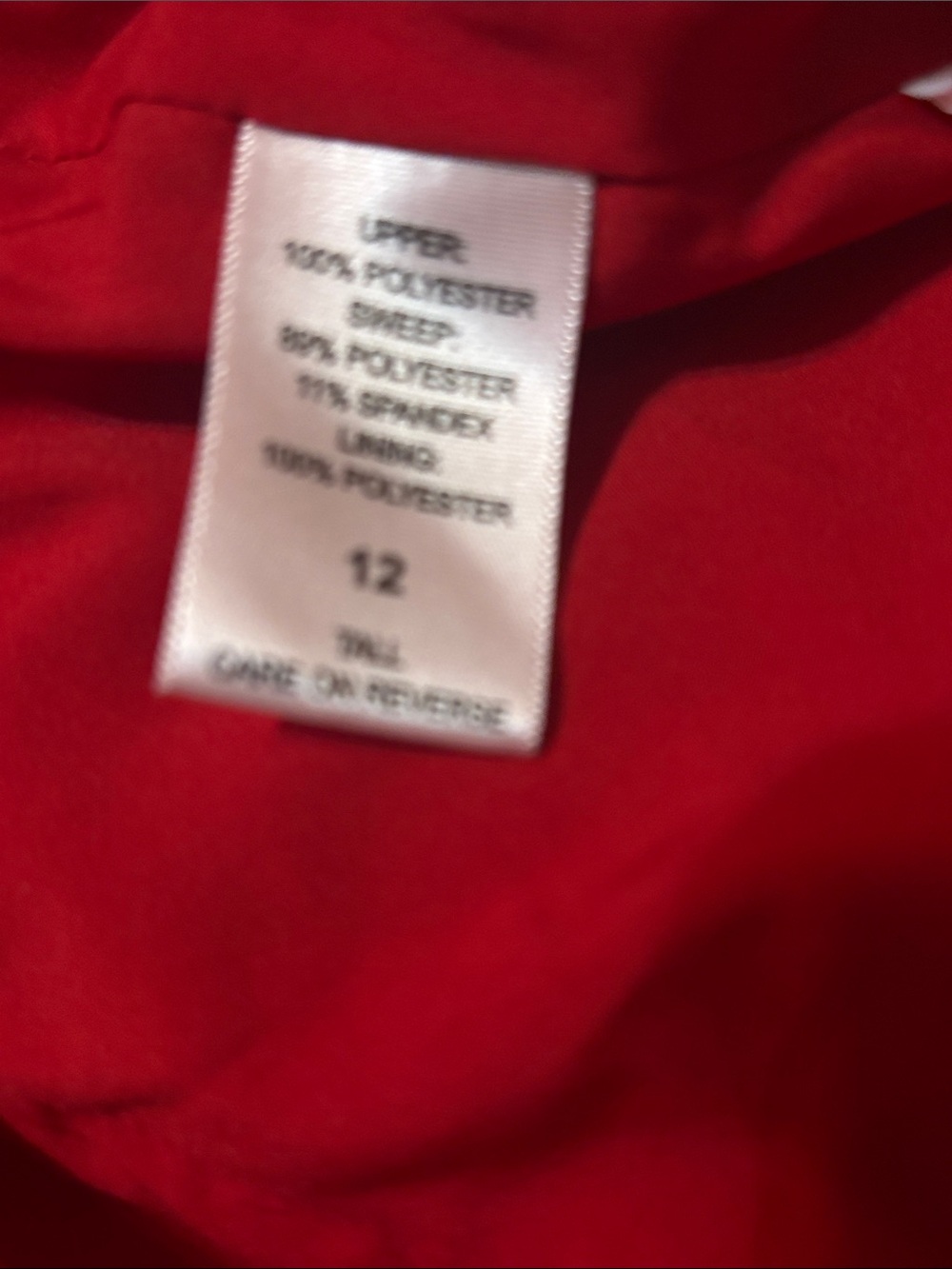 New York & Company Black Lace-Top Vest with Red Hem Detail - Picture 11 of 11